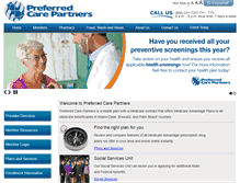 Tablet Screenshot of mypreferredcare.com